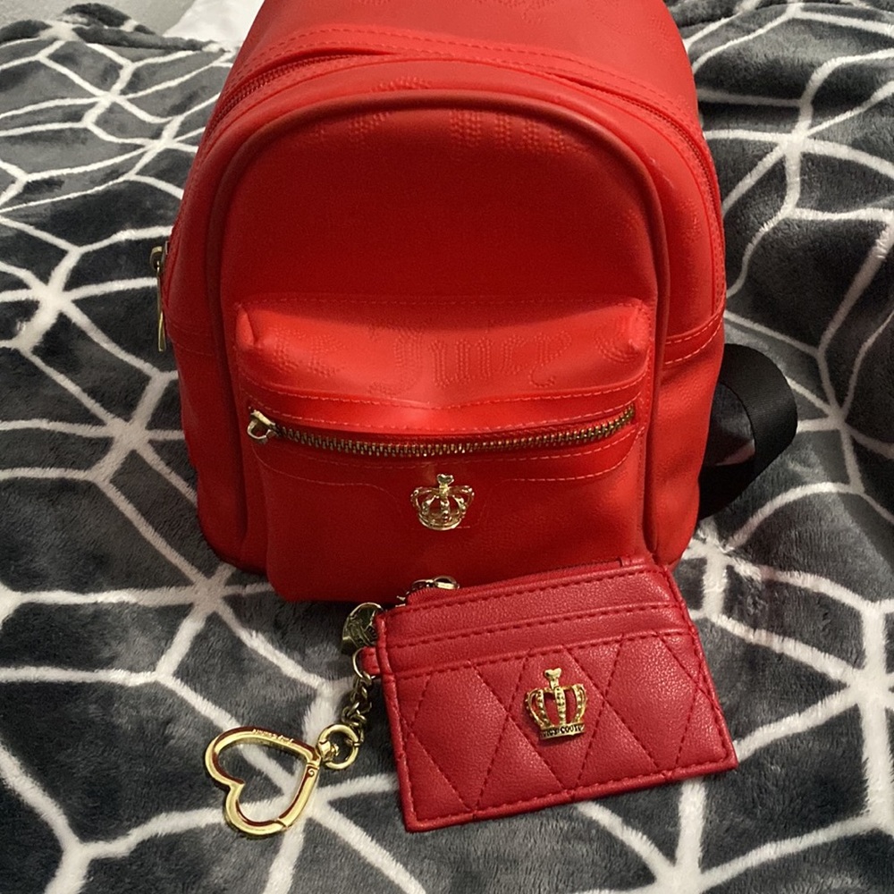 Juicy couture vintage mini backpack & wallet